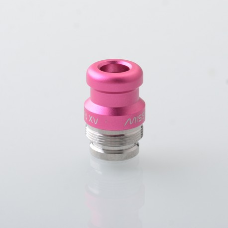 Rekavape Mission XV KB2 Style Replacement Integrated Drip Tip + Button Set for dotMod dotAIO V2 Pod - Pink, Glow-in-the-Dark