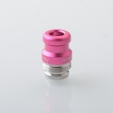 Rekavape Mission XV KB2 Style Replacement Integrated Drip Tip + Button Set for dotMod dotAIO V2 Pod - Pink, Glow-in-the-Dark