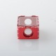 Rekavape Mission XV LE Rocket Style Boro Tank for SXK BB / Billet AIO Box Mod Kit - Red, Aluminum Alloy