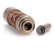 Authentic X Fire Desire BDC Atomizer w/ Coil Heads Kit - Brown, Wood + Brass, 2.0mL, 2.1 Ohm