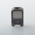 Authentic ThunderHead Creations Blaze Sliding Empty Boro Tank for BB / Billet / Boro Box Mod - Gun Metal, Single Glass