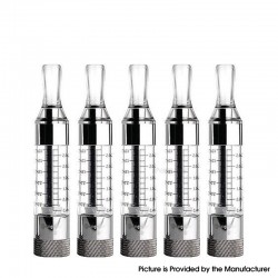 [Ships from Bonded Warehouse] Authentic Kangertech T3S eGo Clearomizer Tank Atomizer - Clear, 3.0ml, 1.8ohm, 14mm (5 PCS)