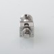 MISSION XV Astra Style RBA Bridge for Billet / Boro Mod - Silver, 316SS, 5 PCS Air Pin 1.2, 2.0, 2.5, 3.0, 3.5mm