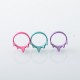 Rekavape Decorative Crown Ring Set for Monarchy MOBB Series Style RBA - Purple + Red + Blue (3 PCS)