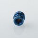 Replacement Drip Tip + Fire Button + VW Button Set for dotMod x Sturdy MFG Co Mod - Blue, Stainless Steel