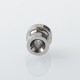 Replacement Drip Tip + Fire Button + VW Button Set for dotMod x Sturdy MFG Co Mod - Silver, Titanium Alloy