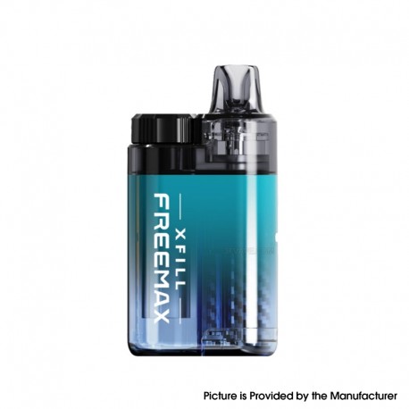 [Ships from Bonded Warehouse] Authentic FreeMax Xfill Pod System Kit - Cyan Blue , 900mAh, 15ml, 0.6ohm