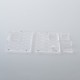 AuthenticMK MODS Engraved Front + Back Panels with Inner Plate for dotMod dotAIO V2 - Pattern A Clear
