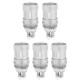 Authentic Sense Herakles Plus Replacement Coil Head - Silver, Stainless Steel, 0.4 Ohm (35~100W) (5 PCS)