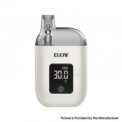 [Ships from Bonded Warehouse] Authentic Eleaf Iore Pebble 30W Pod System Kit - Milk White, 1100mAh, 6.5ml, 0.6ohm