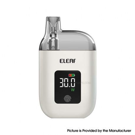 [Ships from Bonded Warehouse] Authentic Eleaf Iore Pebble 30W Pod System Kit - Milk White, 1100mAh, 6.5ml, 0.6ohm