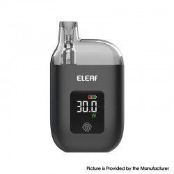 [Ships from Bonded Warehouse] Authentic Eleaf Iore Pebble 30W Pod System Kit - Midnight Black, 1100mAh, 6.5ml, 0.6ohm