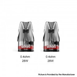 [Ships from Bonded Warehouse] Authentic Wotofo nexPOD Refillo Replacement Pod Cartridge - 0.4ohm, 3ml (2 PCS)