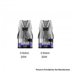 [Ships from Bonded Warehouse] Authentic Wotofo nexPOD Refillo Replacement Pod Cartridge - 0.6ohm, 3ml (2 PCS)