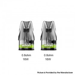 [Ships from Bonded Warehouse] Authentic Wotofo nexPOD Refillo Replacement Pod Cartridge - 0.8ohm, 3ml (2 PCS)