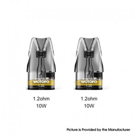 [Ships from Bonded Warehouse] Authentic Wotofo nexPOD Refillo Replacement Pod Cartridge - 1.2ohm, 3ml (2 PCS)