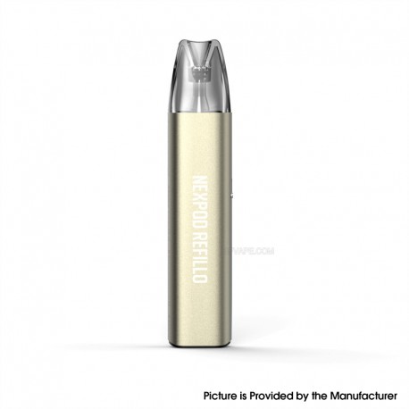 [Ships from Bonded Warehouse] Authentic Wotofo nexPOD Refillo 30W Pod System Kit - Gold, 1000mAh, 3ml, 0.6ohm