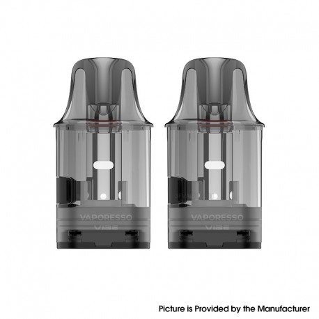 [Ships from Bonded Warehouse] Authentic Vaporesso Vibe Pod Cartridge for Vibe Kit / Vibe Nano Pro Kit -1.0ohm, 4.5ml (2 PCS)