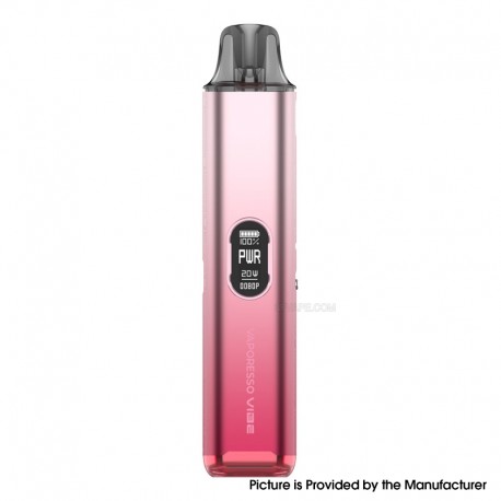 [Ships from Bonded Warehouse] Authentic Vaporesso Vibe Pod System Kit - Cherry Pink, 1100mAh, 4.5ml, 1.0ohm