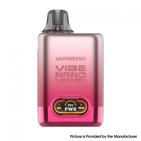 [Ships from Bonded Warehouse] Authentic Vaporesso Vibe Nano Pro Pod System Kit - Cherry Pink, 1500mAh, 4.5ml, 1.0ohm