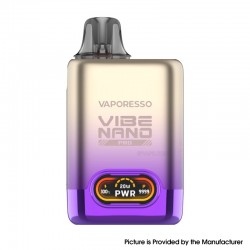 [Ships from Bonded Warehouse] Authentic Vaporesso Vibe Nano Pro Pod System Kit - Sparking Purple, 1500mAh, 4.5ml, 1.0ohm