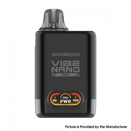 [Ships from Bonded Warehouse] Authentic Vaporesso Vibe Nano Pro Pod System Kit - Black, 1500mAh, 4.5ml, 1.0ohm