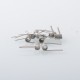 Authentic Thunder Cloud Blaze MV Pro Ni80 Pre-Built Coil 3-Core Clapton Coil - 0.35ohm, 29Ga x 3 + 35Ga (10 PCS)
