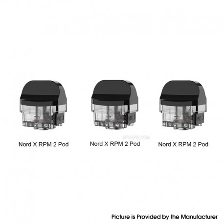 [Ships from Bonded Warehouse] Authentic SMOKTech Nord X Empty Pod Cartridge 6ml - Compatible with RPM 2 Coil (3 PCS)