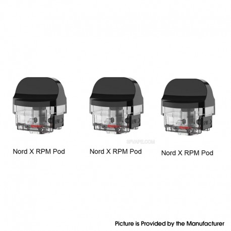 [Ships from Bonded Warehouse] Authentic SMOKTech Nord X Empty Pod Cartridge 6ml - Compatible with RPM Coil (3 PCS)