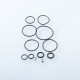 YFTK Kayfun X Mini Style MTL RTA Replacement Sealing O-Rings + Screw Set - Silicone + SS