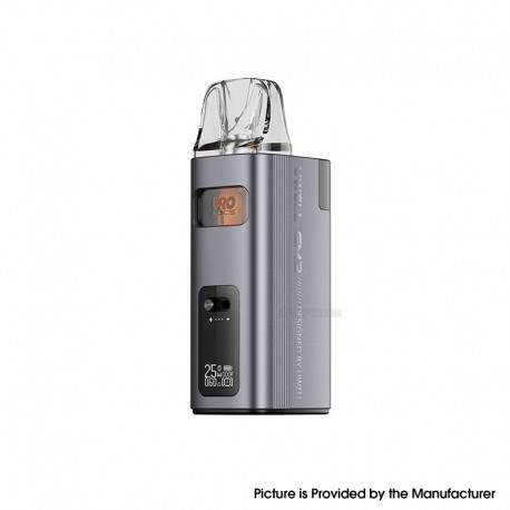 [Ships from Bonded Warehouse] Authentic Uwell EM2 40W Pod System Kit - Shiny Gray, 1200mAh, 4.5ml, 0.3 / 0.6ohm