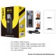 [Ships from Bonded Warehouse] Authentic Uwell EM2 40W Pod System Kit - Shiny Gray, 1200mAh, 4.5ml, 0.3 / 0.6ohm