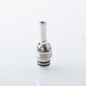 510 Drip Tip for RDA / RTA / RDTA Atomizer - Silver, 360 Degree Rotatable Mouthpiece