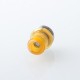 Rekavape Mission Boro Tips V2 ARC Style Drip Tip for BB / Billet Boro Mod - Yellow, Resin