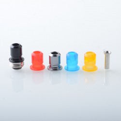 Rekavape Mission Boro Tips V2 ARC Style Drip Tip Set for BB / Billet Boro Mod - Resin (5 PCS Moutpieces)