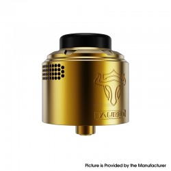 Authentic Thunderhead Creations Tauren Vortex 30 RDA Atomizer - Gold, BF Pin, 30mm Diameter