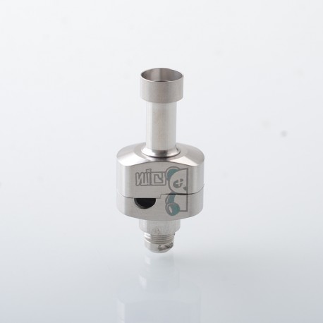 Wick'd Bridg'D Alpha Style RBA Bridge for Billet / Boro Mod - Silver, 7 PCS Air Pin 1.2, 2.0, 2.5, 3.0, 3.5, 4.0, 4.5mm