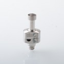 Wick'd Bridg'D Alpha Style RBA Bridge for Billet / Boro Mod - Silver, 7 PCS Air Pin 1.2, 2.0, 2.5, 3.0, 3.5, 4.0, 4.5mm