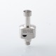 Wick'd Bridg'D Alpha Style RBA Bridge for Billet / Boro Mod - Silver, 7 PCS Air Pin 1.2, 2.0, 2.5, 3.0, 3.5, 4.0, 4.5mm