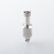 Wick'd Bridg'D Alpha Style RBA Bridge for Billet / Boro Mod - Silver, 7 PCS Air Pin 1.2, 2.0, 2.5, 3.0, 3.5, 4.0, 4.5mm