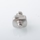 Wick'd Bridg'D Alpha Style RBA Bridge for Billet / Boro Mod - Silver, 7 PCS Air Pin 1.2, 2.0, 2.5, 3.0, 3.5, 4.0, 4.5mm