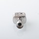 Wick'd Bridg'D Alpha Style RBA Bridge for Billet / Boro Mod - Silver, 7 PCS Air Pin 1.2, 2.0, 2.5, 3.0, 3.5, 4.0, 4.5mm