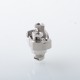 Wick'd Bridg'D Alpha Style RBA Bridge for Billet / Boro Mod - Silver, 7 PCS Air Pin 1.2, 2.0, 2.5, 3.0, 3.5, 4.0, 4.5mm