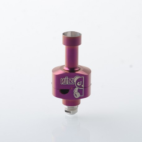 Wick'd Bridg'D Alpha Style RBA Bridge for Billet / Boro Mod - Purple, 7 PCS Air Pin 1.2, 2.0, 2.5, 3.0, 3.5, 4.0, 4.5mm