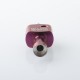 Wick'd Bridg'D Alpha Style RBA Bridge for Billet / Boro Mod - Purple, 7 PCS Air Pin 1.2, 2.0, 2.5, 3.0, 3.5, 4.0, 4.5mm