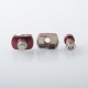 Wick'd Bridg'D Alpha Style RBA Bridge for Billet / Boro Mod - Purple, 7 PCS Air Pin 1.2, 2.0, 2.5, 3.0, 3.5, 4.0, 4.5mm