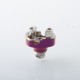 Wick'd Bridg'D Alpha Style RBA Bridge for Billet / Boro Mod - Purple, 7 PCS Air Pin 1.2, 2.0, 2.5, 3.0, 3.5, 4.0, 4.5mm