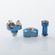 Wick'd Bridg'D Alpha Style RBA Bridge for Billet / Boro Mod - Blue, 7 PCS Air Pin 1.2, 2.0, 2.5, 3.0, 3.5, 4.0, 4.5mm