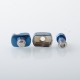 Wick'd Bridg'D Alpha Style RBA Bridge for Billet / Boro Mod - Blue, 7 PCS Air Pin 1.2, 2.0, 2.5, 3.0, 3.5, 4.0, 4.5mm