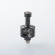 Wick'd Bridg'D Alpha Style RBA Bridge for Billet / Boro Mod - Black, 7 PCS Air Pin 1.2, 2.0, 2.5, 3.0, 3.5, 4.0, 4.5mm